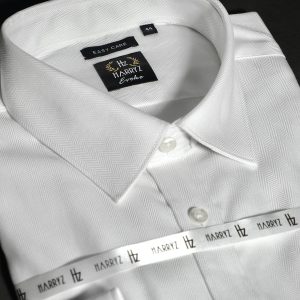 White Shirt Supima Cotton Herringbone(EK-01)