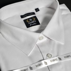 White Shirt Double Cuff Plain Supima Cotton(EK-02)
