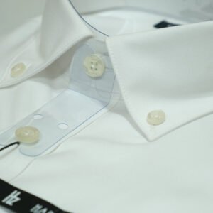 White Shirt Button Down Plain Supima Cotton(EL-04)