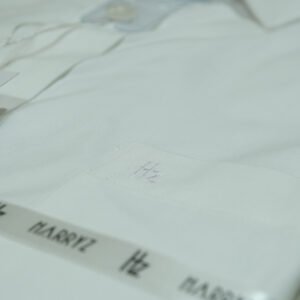 Half Sleeves White Shirt Plain CVC(CL-11)