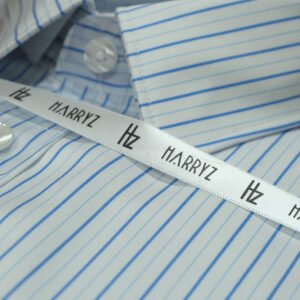 Blue & White Stripe Formal Shirt (CL-5)